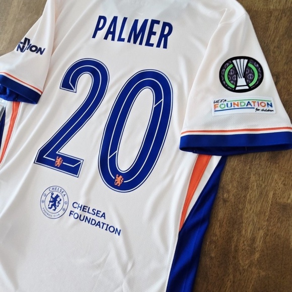 2024/25 Nike Chelsea FC #20 PALMER UEFA Conference Cup Soccer Jersey FN8786 839 - Picture 3 of 12